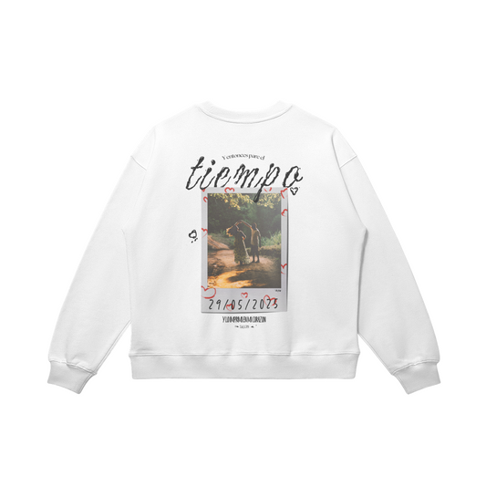 Foto Polaroid | Sudadera - 405 GSM Blanca