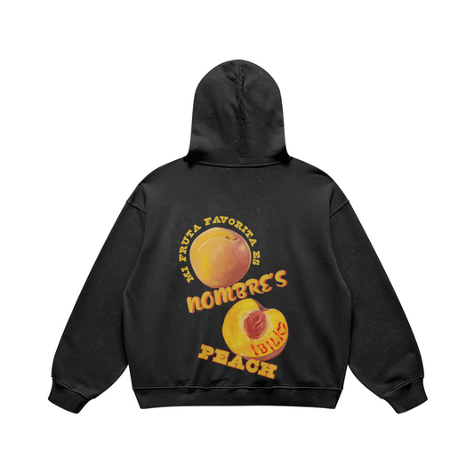 Peach | Hoodie - 405 GSM Negro